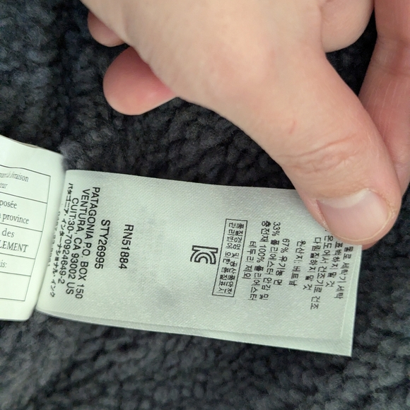 NWT Patagonia Mens Maple Grove Canvas Jacket Forge Grey Size M - Picture 9 of 16